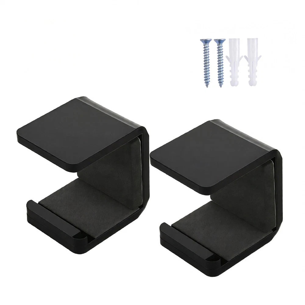 Hockey Wand Wall Mount Rack with Protective Felt and EVA Padding for Universal Use