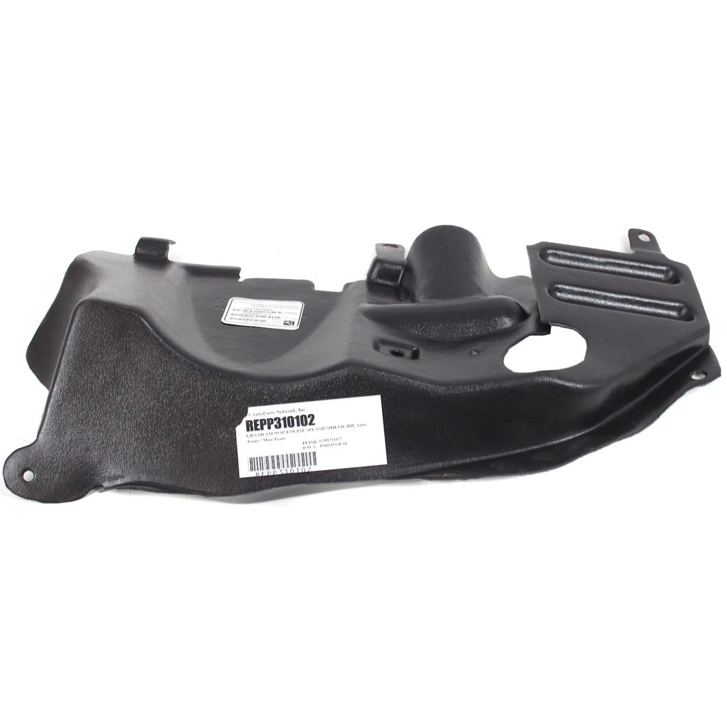 Engine Splash Shield for Pontiac Grand Am (1999–2005) Front Passenger Side