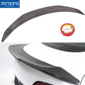 V Style Carbon Fiber Rear Trunk Spoiler for Model 3 (2017–2023)