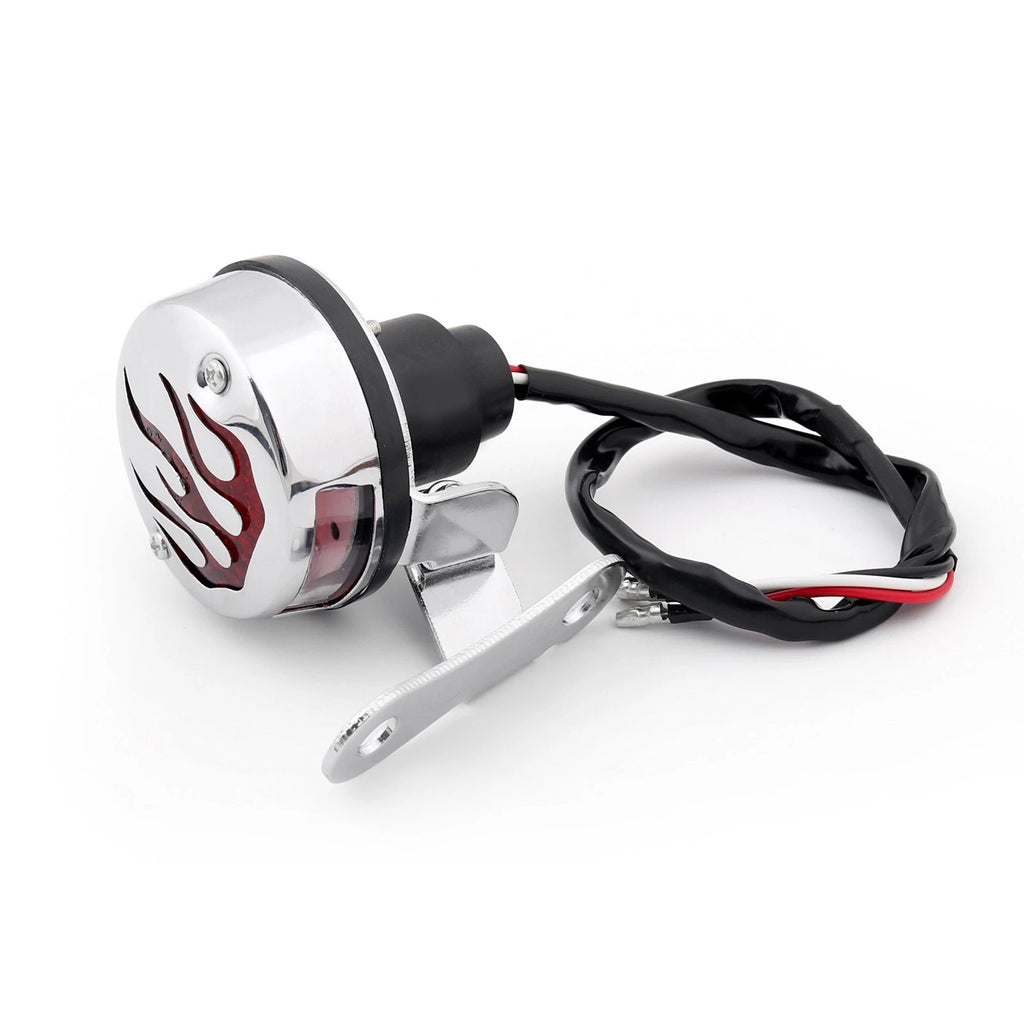 Tail Light Lamp for Cafe Racer Bobber (Chrome)