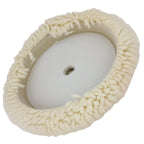 7 Inch Wool Polishing Buffing Pads Hook Loop Bonnet for Cars