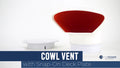 2X 3-Inch Cowl Vent with Snap-On Deck Plate for Low Profile Vehicles