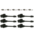 6X Ignition Coils & Iridium Spark Plugs for Nissan Maxima (1995–1999)