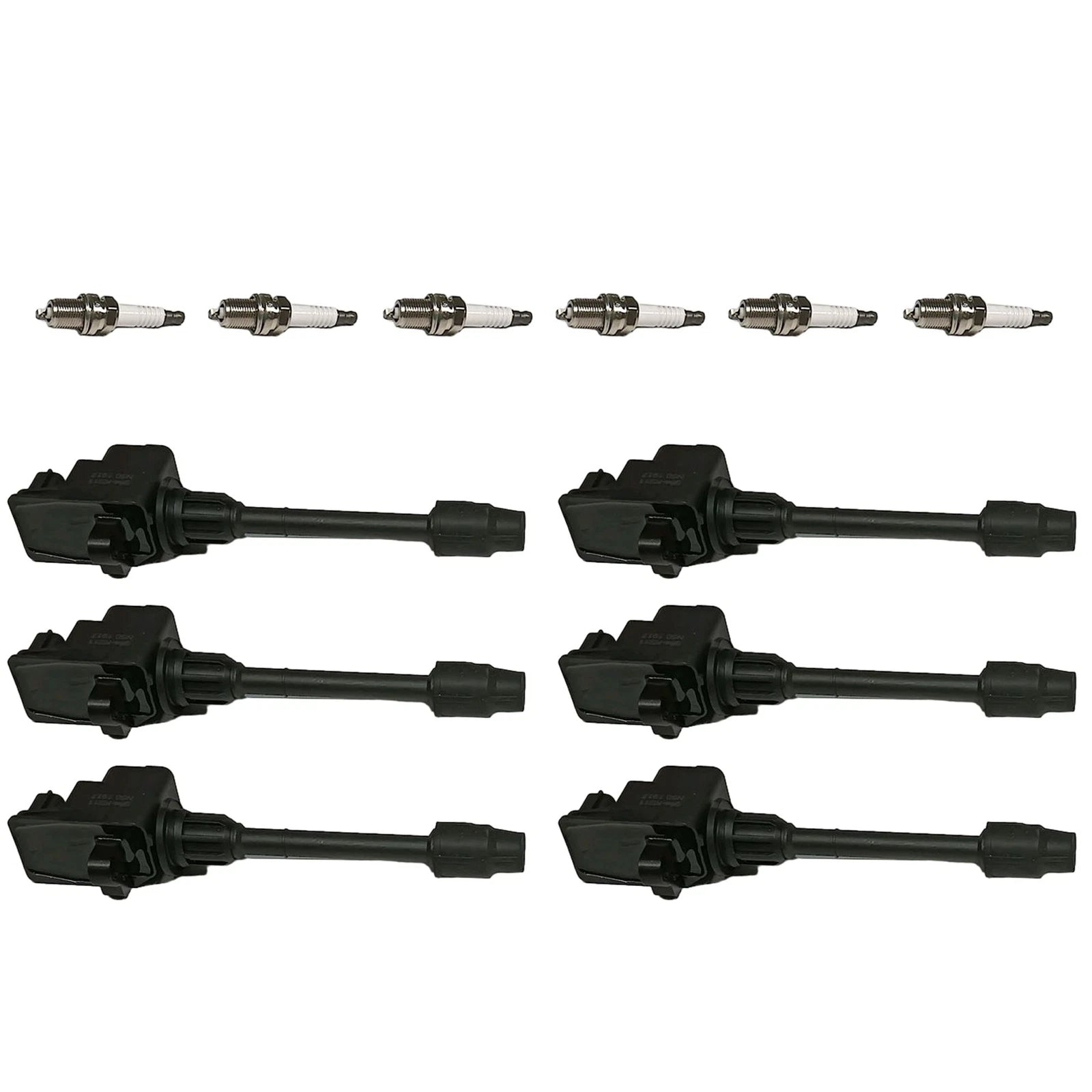 6X Ignition Coils & Iridium Spark Plugs for Nissan Maxima (1995–1999)