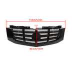 Front Bumper Grille for Cadillac Escalade (2007-2014) Gloss Black