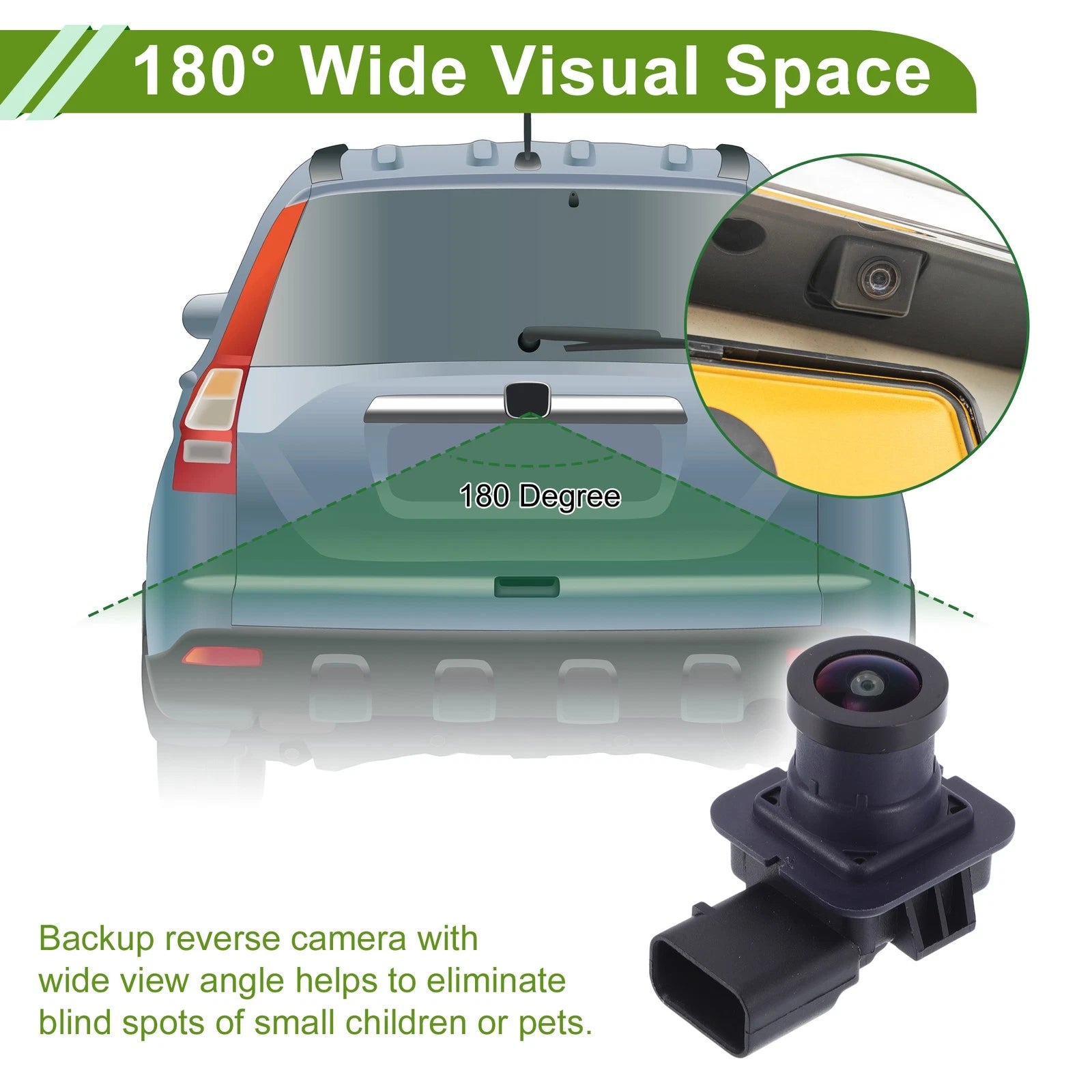Rear View Camera for Ford Fusion (2017–2020) 120-180 Degree