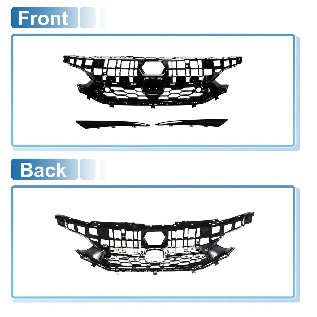 Front Upper Hood Bumper Grille for Honda Civic SI Facelift (2016-2021)