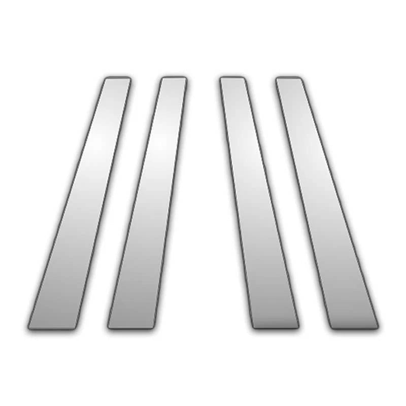 4Pc Chrome Pillar Post Covers for 2011-2019 Bmw 5 Series - P1142
