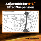 Adjustable Sway Bar End Link for Chevy Silverado/GMC Sierra 1500 2500 (1999-2016)