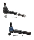 Set of 2 Outer Steering Tie Rod Ends for Ford Excursion (2000–2005)
