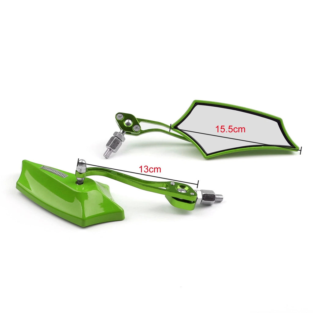 Rear View Mirrors 8mm 10mm for Motorcycle Chopper Cruiser Dirt Bike