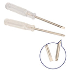 2X Small Size Slotted Cross Screwdrivers for Small Items