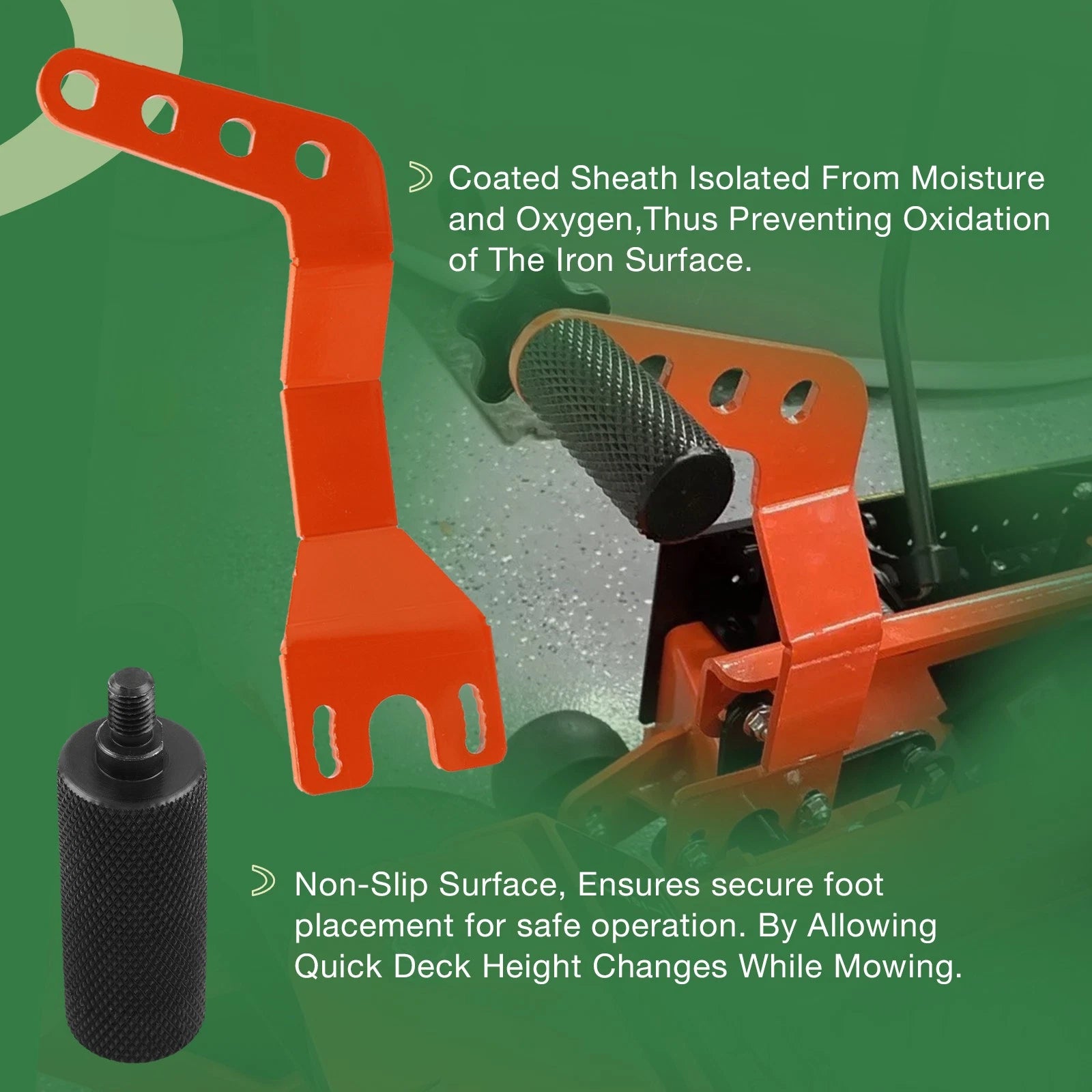 Adjustable Steering Arm & Foot Pedal Kit for Bad Boy ZT MZ Mower