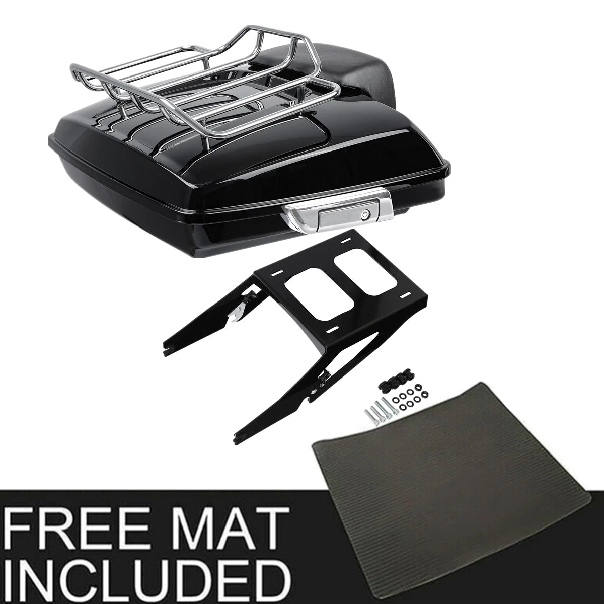 Razor Trunk Mount Rack Backrest Pad for Harley Softail Sport Glide (2018–2025)