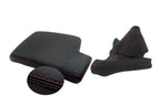 Leather Synthetic Console & Brake Boot for BMW E90 (2005–2013) Red Stitch