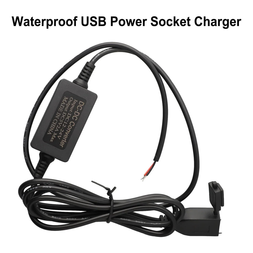 Motorcycle Charger Power Supply Adapter for Motorcycle Electronics Accessories