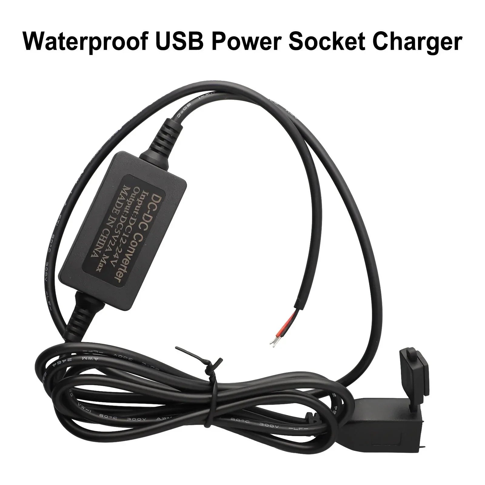 Motorcycle Charger Power Supply Adapter for Motorcycle Electronics Accessories