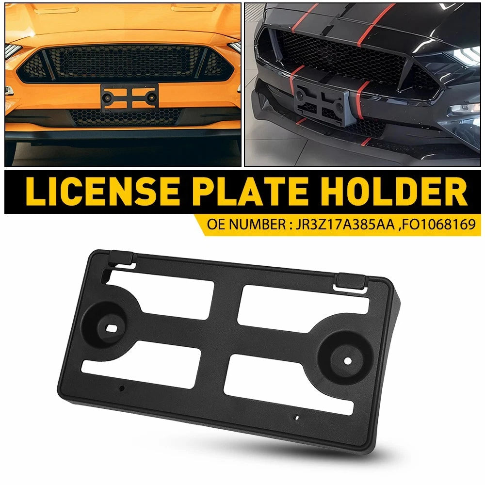 Front License Plate Bracket for Ford Mustang (2018–2022) JR3Z17A385AA FO1068169