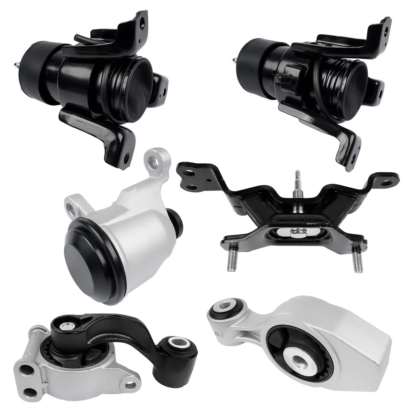 Set of 6 Motor & Trans Mounts for Infiniti JX35, Nissan Pathfinder (2013–2016)