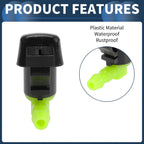Set of 2 Front Windshield Washer Nozzles for Ford Edge (2007–2011)