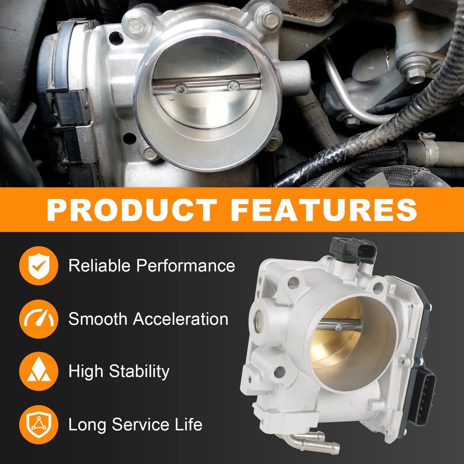 Throttle Body for Honda Odyssey Pilot TL RL Accord (1995-2008)