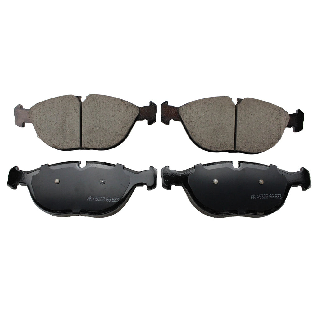 Set of 4 Akebono Front Ceramic Brake Pads for Audi Mercedes W210 W220 W202 BMW E38 E52