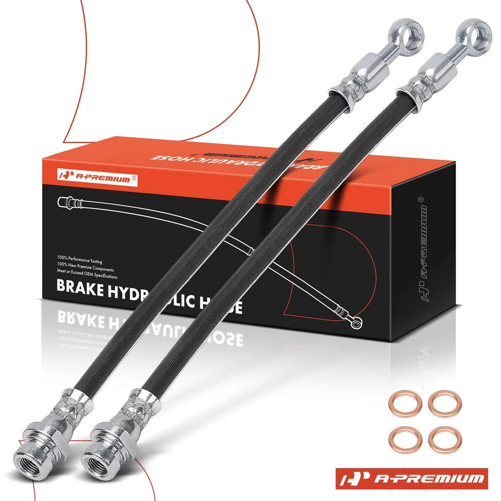 2X Rear Outer Brake Hydraulic Hose for Mitsubishi Outlander (2016–2017)