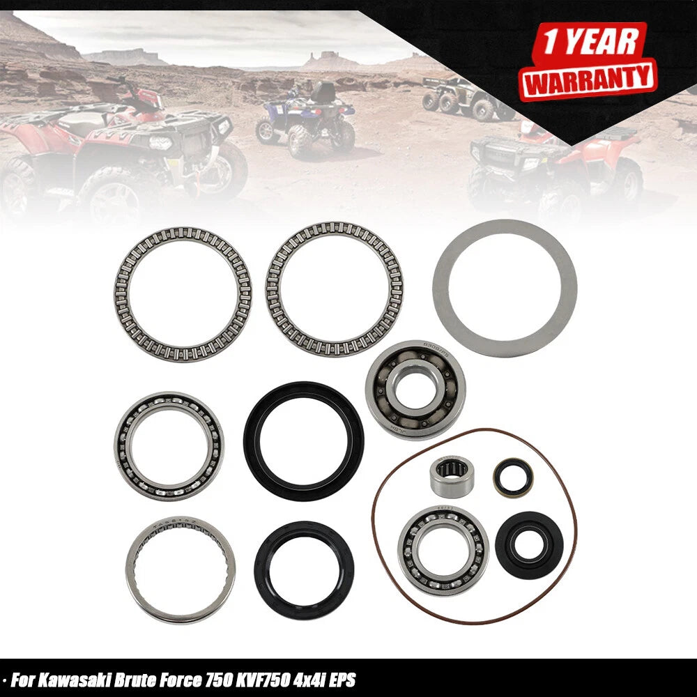 Front Differential Bearing Seal Kit for Kawasaki Brute Force 750 (2003â2023)