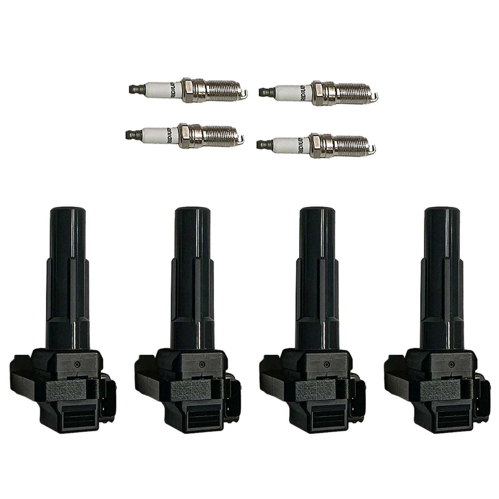 Set of 4 Ignition Coils & Iridium Spark Plugs for Subaru Impreza (2008–2011)