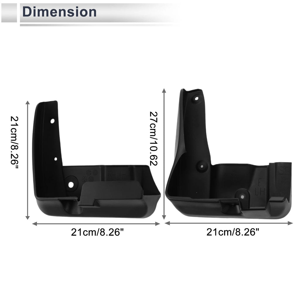 Set of 4 Mud Flaps Splash Guards for Subaru Legacy (2010–2014)