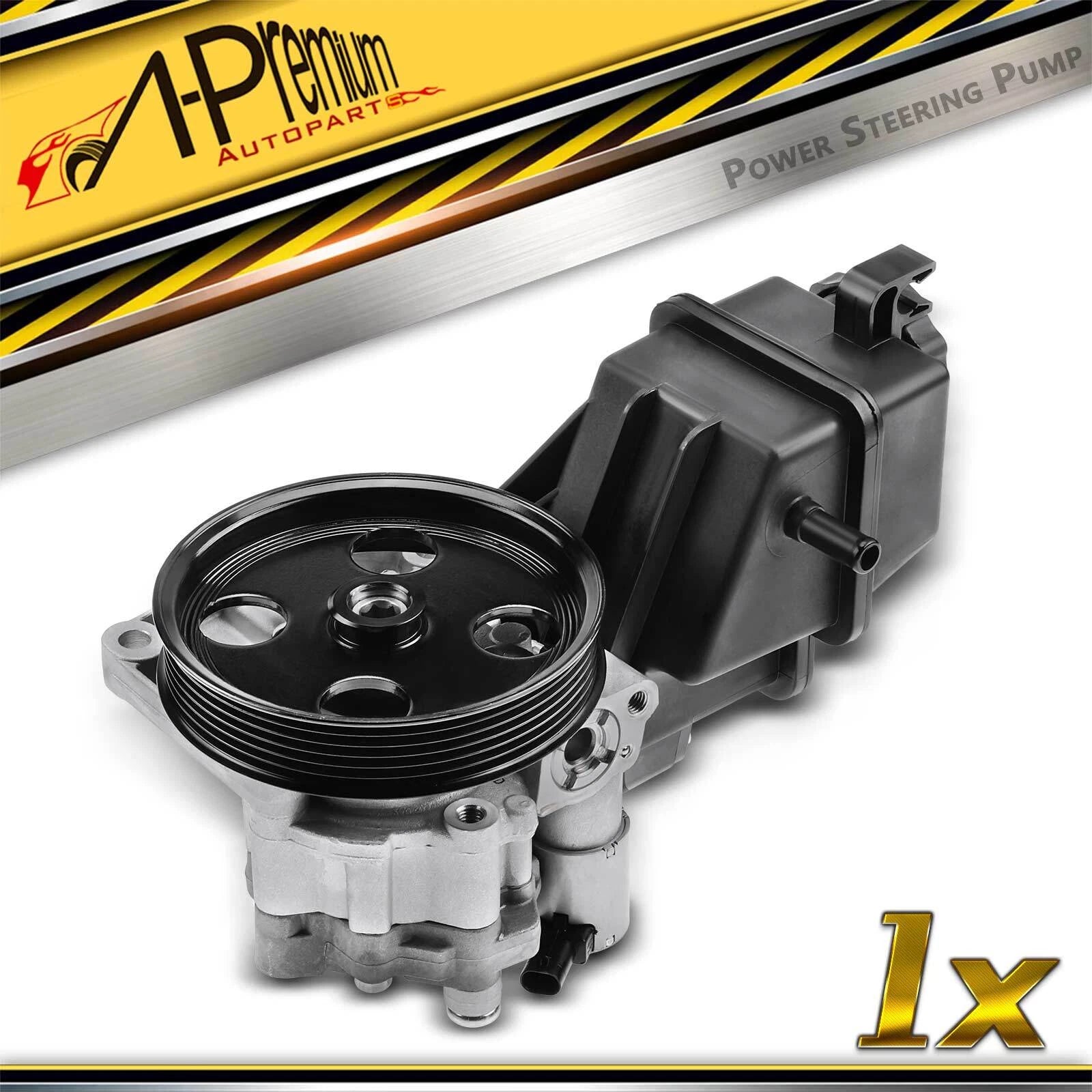 Power Steering Pump with Pulley & Reservoir for Mercedes-Benz E350 (2006–2009)