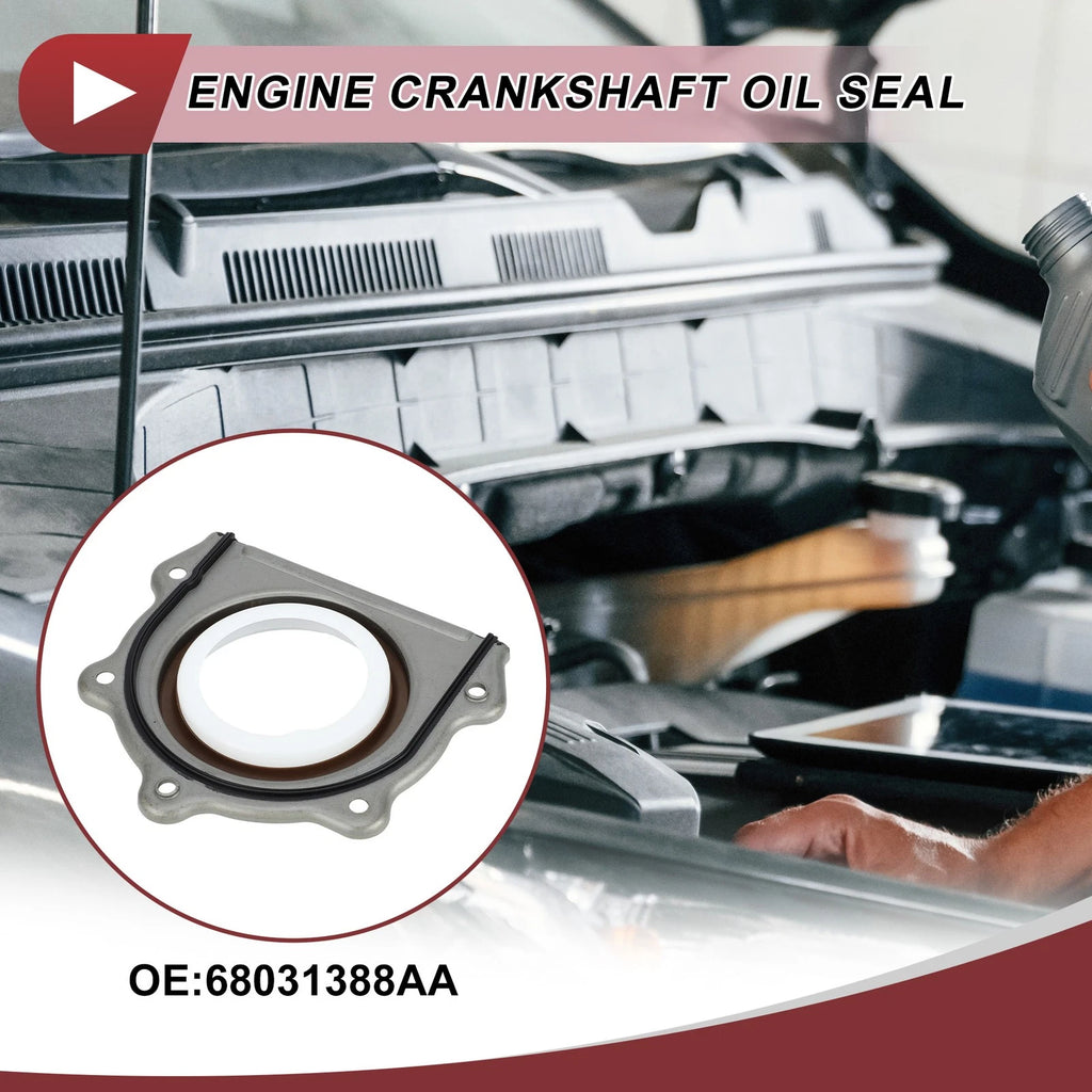 1 Pc Crankshaft Oil Seal with Flange for Chrysler Pacifica (No. 68031388AA)