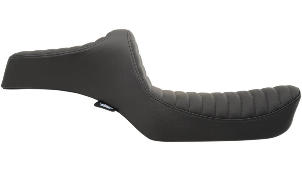 Drag Specialties Predator III Black Classic Stitch Seat for Harley Sportster (1982–2003)