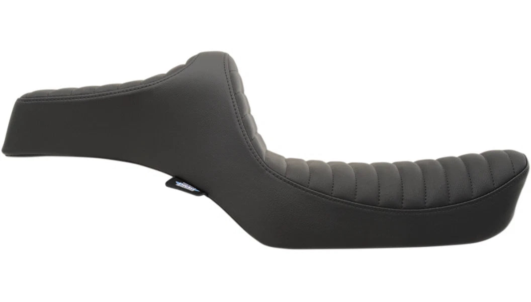 Drag Specialties Predator III Black Classic Stitch Seat for Harley Sportster (1982–2003)
