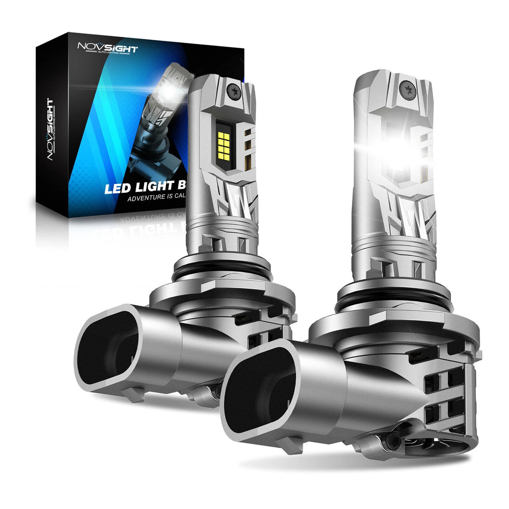 2X NOVSIGHT 9006/HB4 LED Headlight Bulbs (20000LM, 90W) for