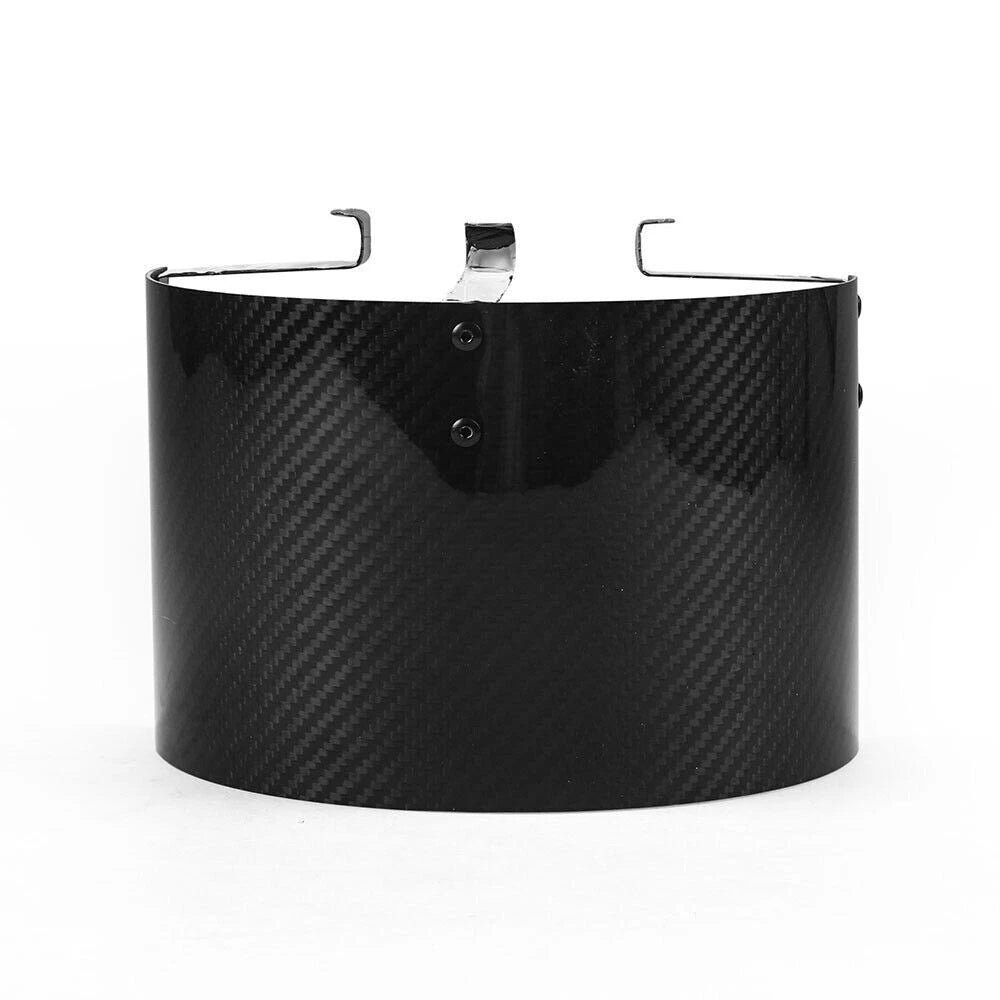 Carbon Fiber Cold Air Intake Filter Heat Shield Cover 2.5''-3.5''