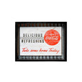 Coca Cola Corrugated Metal Design Sign "Take Some Home Today" 14" x 11"