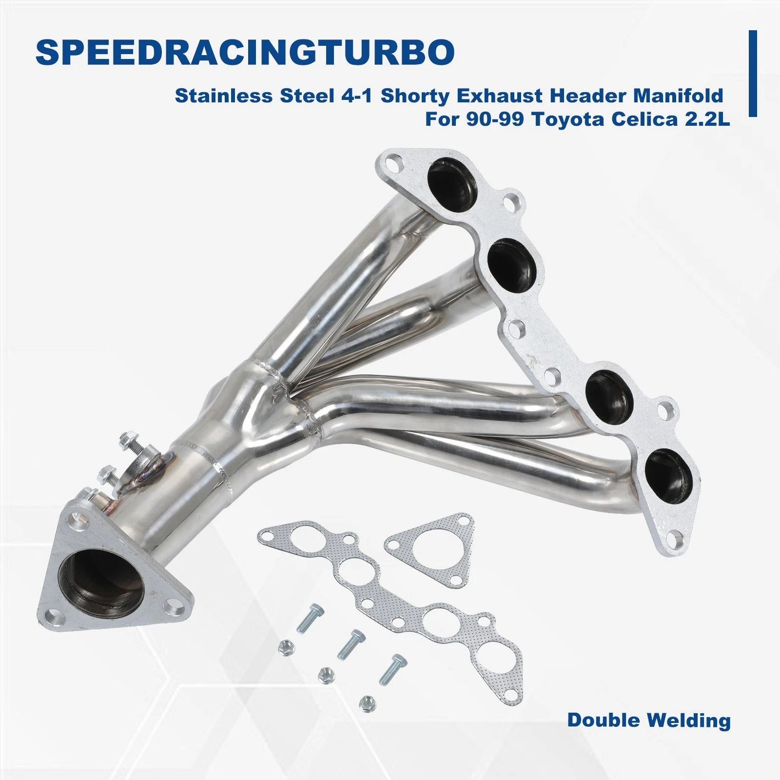 Stainless Steel 4-1 Shorty Exhaust Header Manifold for Toyota Celica (1990–1999)
