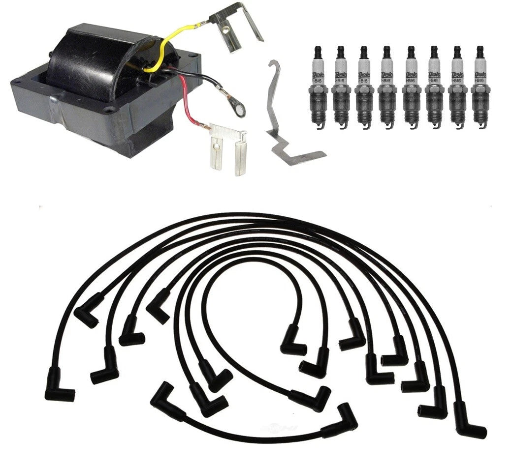 Ignition Wires & Spark Plugs Kit for Chevy P20 GMC P25 (1978)