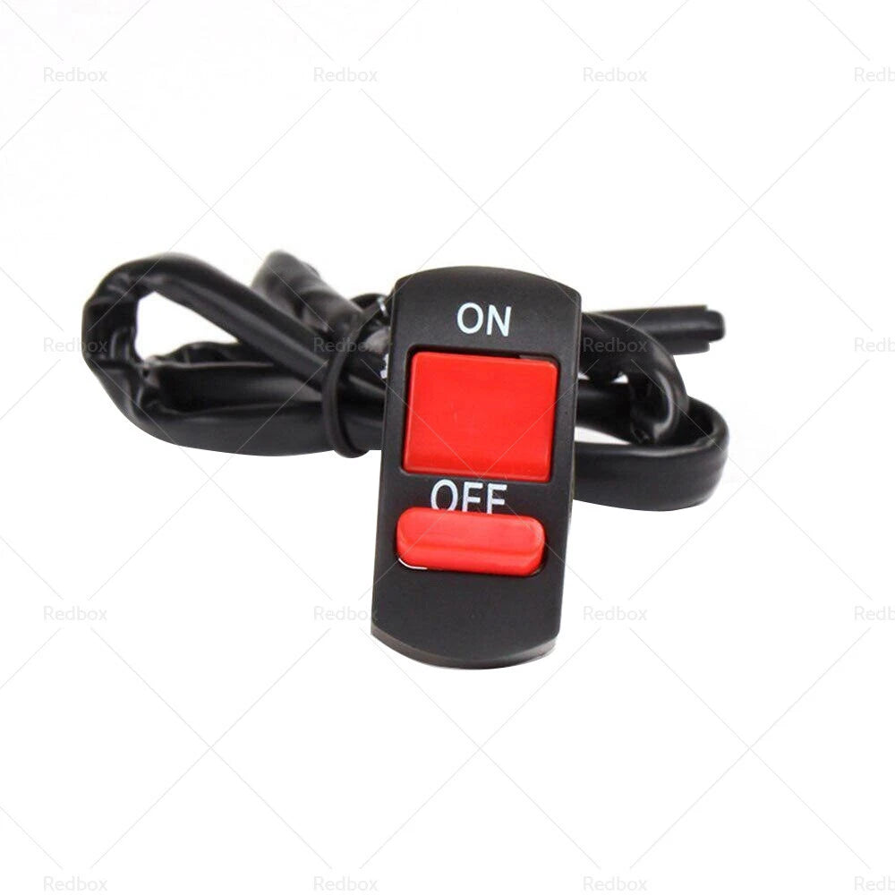 Handlebar Light Switch ON OFF Button for Universal Motorcycle ATV (7-8)