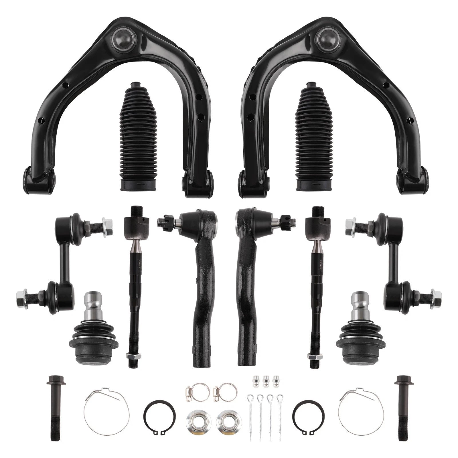 Front Control Arm Tie Rod Kit for Infiniti QX56 Nissan Armada Titan (2004–2015)