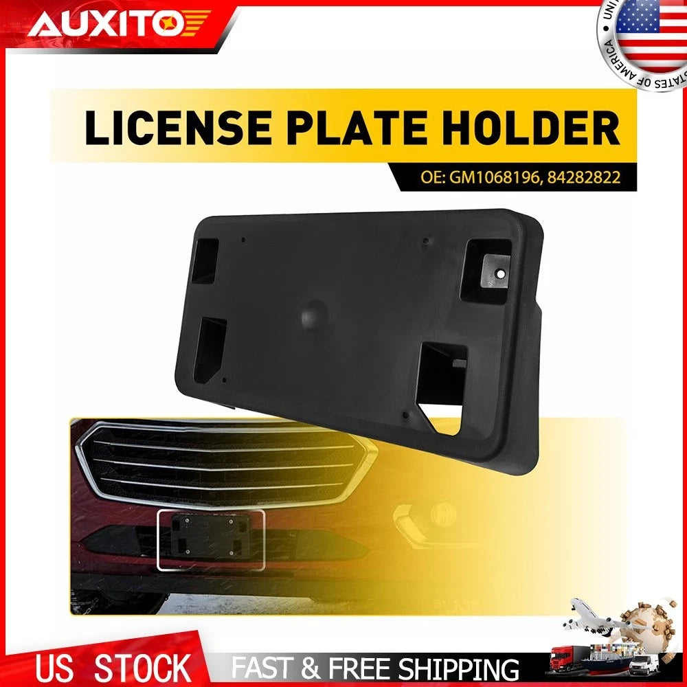 Front Bumper License Tag Holder Bracket for Chevrolet Traverse (2018–2022) GM1068196
