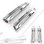 CNC Chrome Motor Foot Pegs Footrest for Harley Touring Sportster Dyna Softail