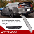 2X Clear Lens Rear Bumper Side Marker Lights for Ford Mustang (2010–2014)