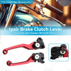 Pair Pivot Brake Clutch Lever for Honda CRF250R CRF450R (2007–2012)