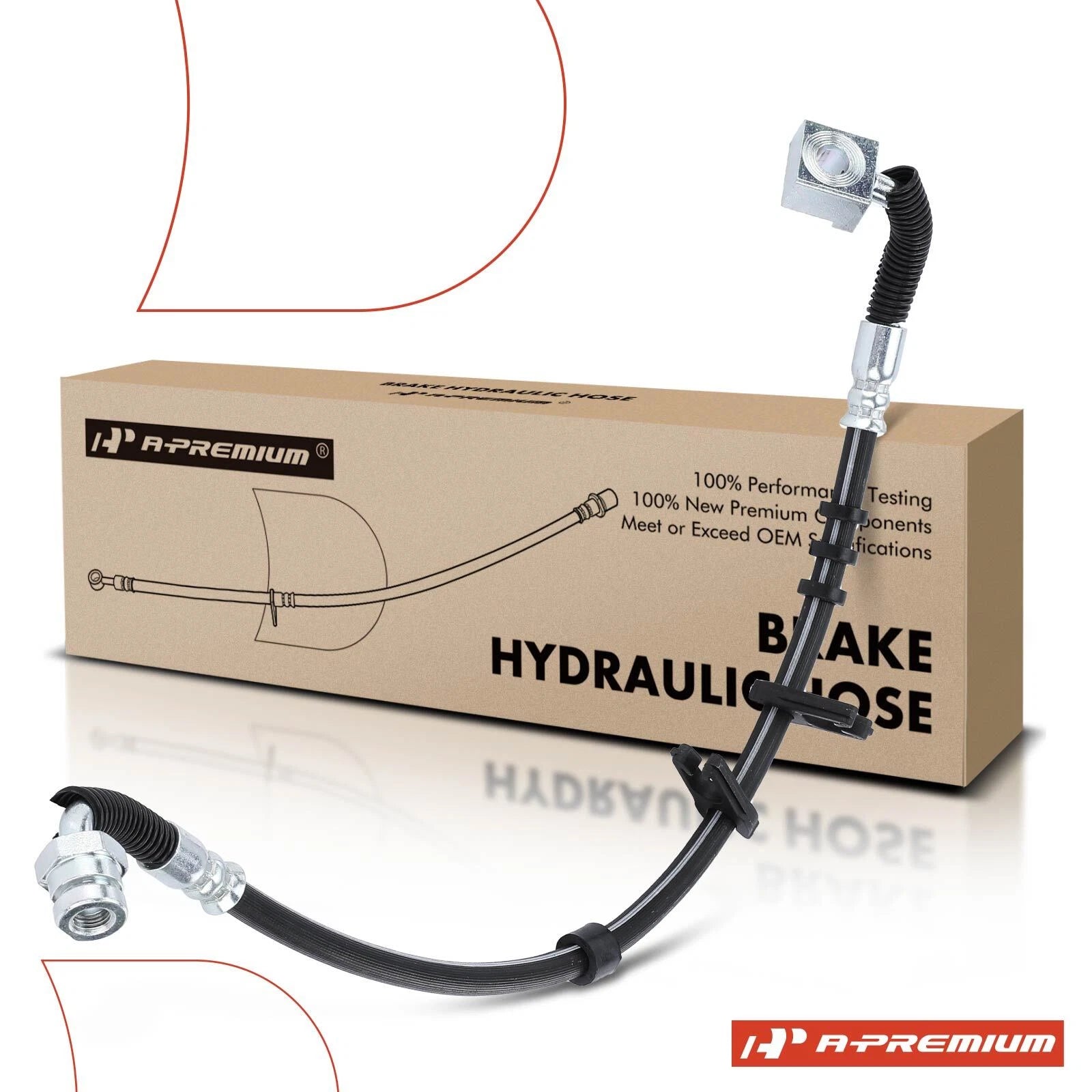Front Left Brake Hydraulic Hose for Ford E-150, E-350 (2007)