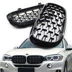Pair Front Grille Chrome for BMW X5 F15 (2014–2016)