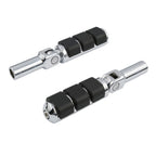 Chrome Passenger Foot Pegs for Harley Softail Cross Bones (2008–2011)