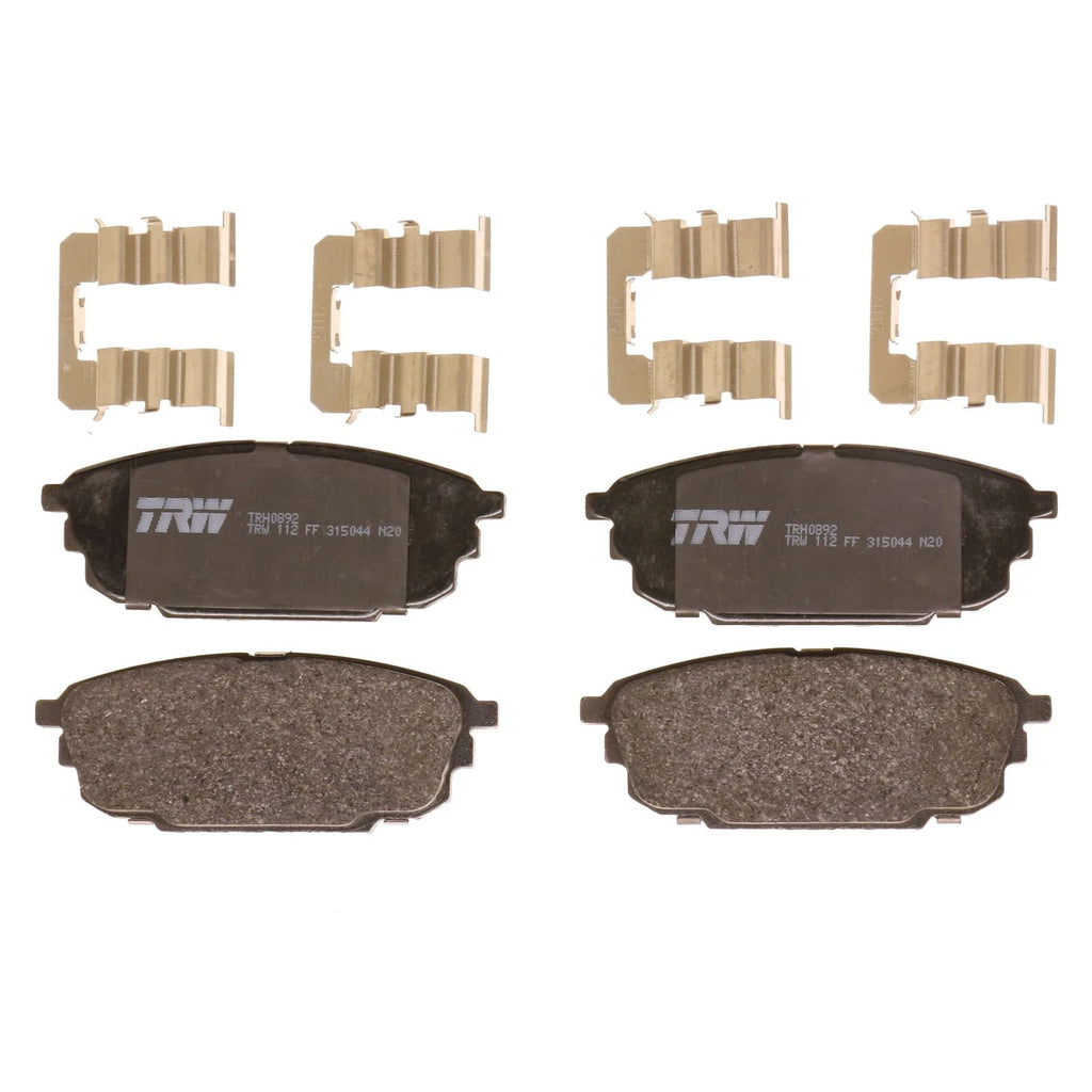 Set of 4 Disc Brake Pads for Mazda Protege (2001–2003)