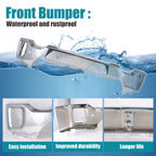 Chrome Steel Front Bumper for GMC Sierra 2500HD 3500HD (2020–2023)